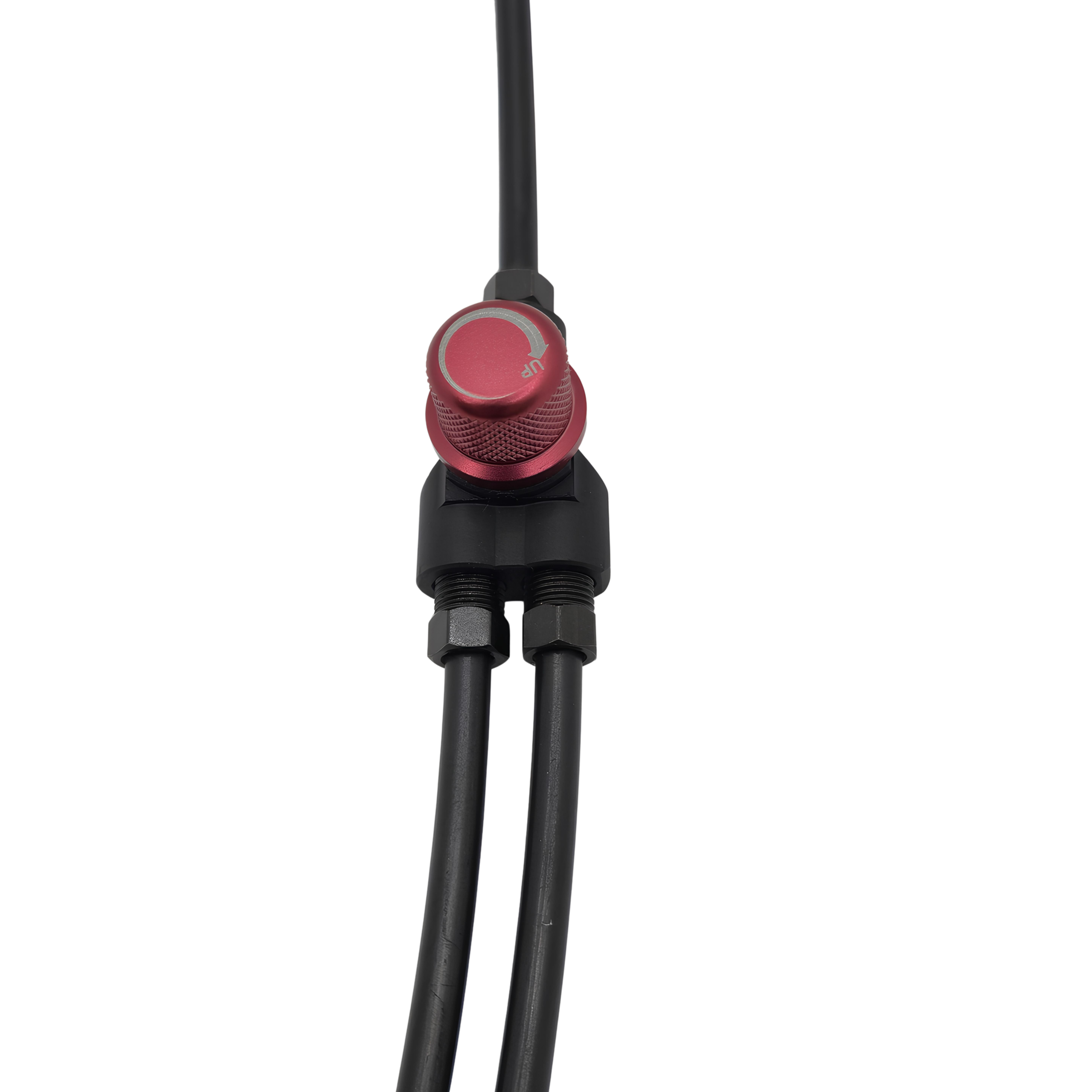 Distribuidor HidrĂĄulico Outbraker Double Booster Road Shield PRO N Frenado 1 Mano Negro