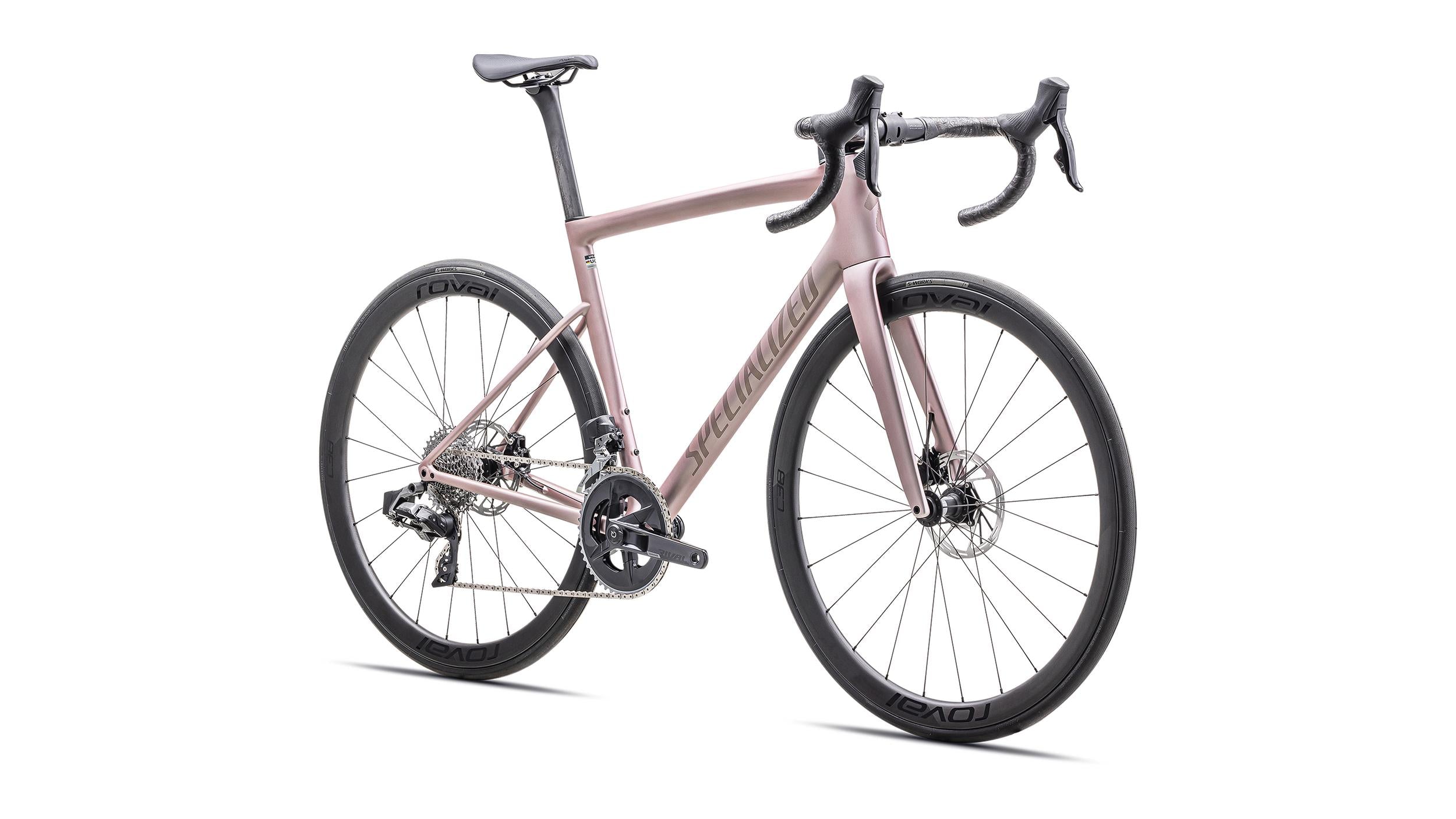 Bicicletas Carretera Tarmac SL8 Expert Rival eTap AXS Specialized 2025 Satin Champagne/Black Pearl
