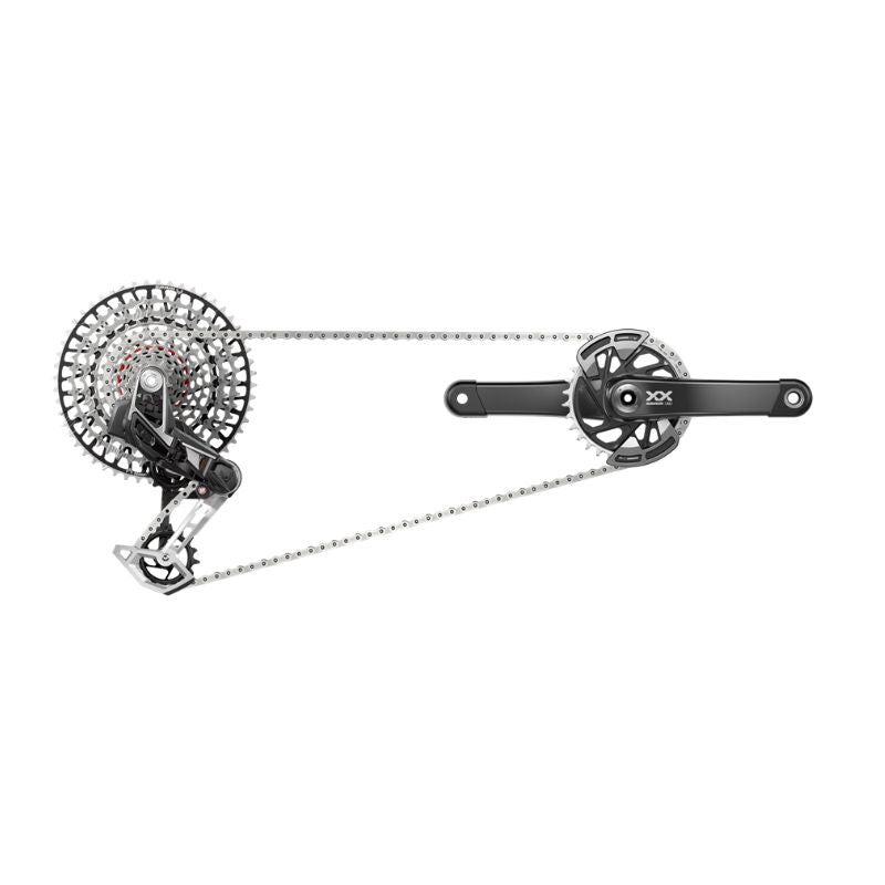 Grupo ElectrĂłnico Sram XX T-Type Eagle AXS DUB POD DM 175mm 32d 1x12v Negro