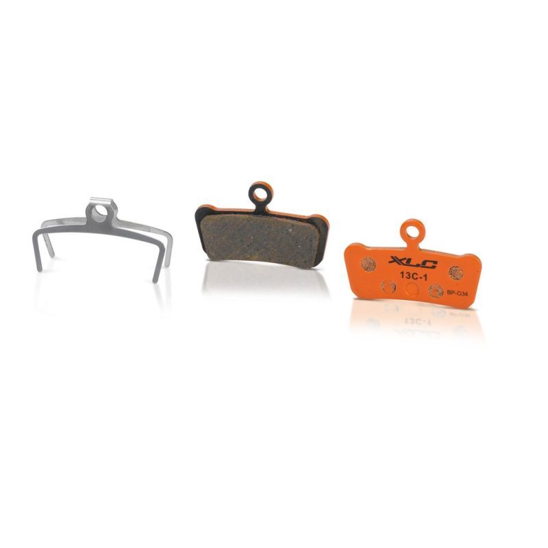 Juego Pastillas Freno OrgĂĄnicas Xlc BP-O34 Avid Xo Trail/Sram Guide Ultimate RSC/R/RS Naranja