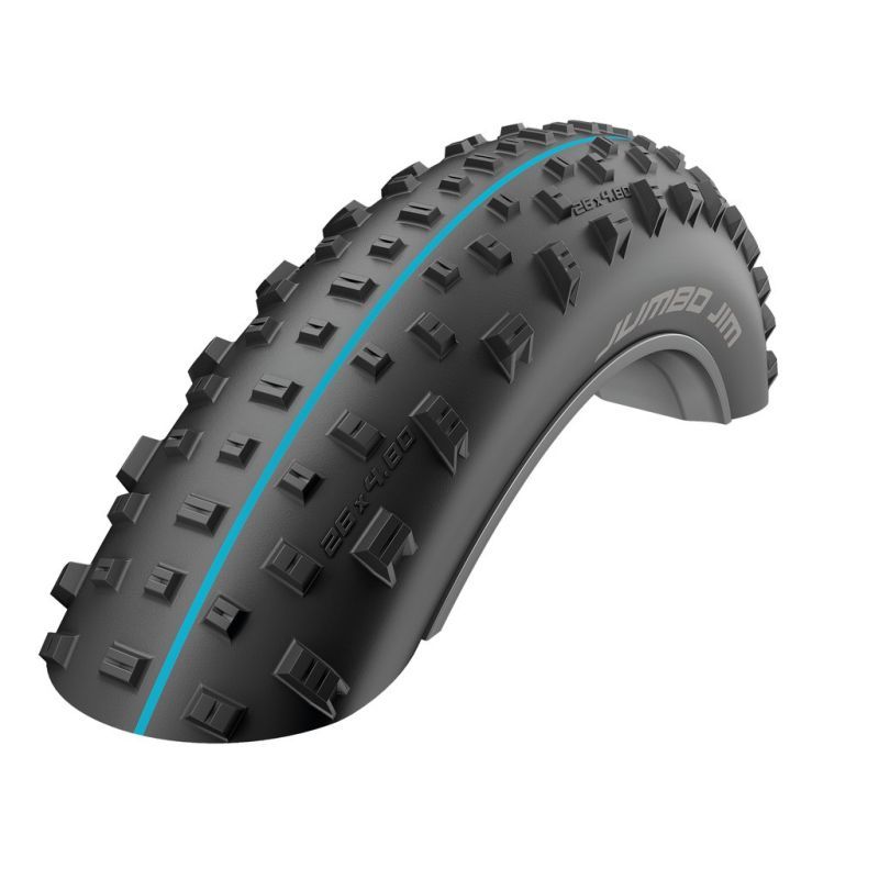 Cubierta Schwalbe Jumbo Jim HS466 LiteSkin Performance Addix Plegable Negro