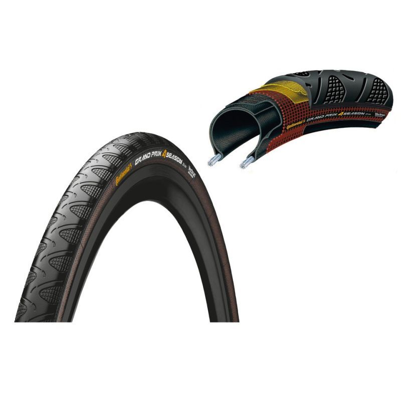 Grand Prix 4 Season NeumĂĄtico Carretera Continental 700X28C Negro
