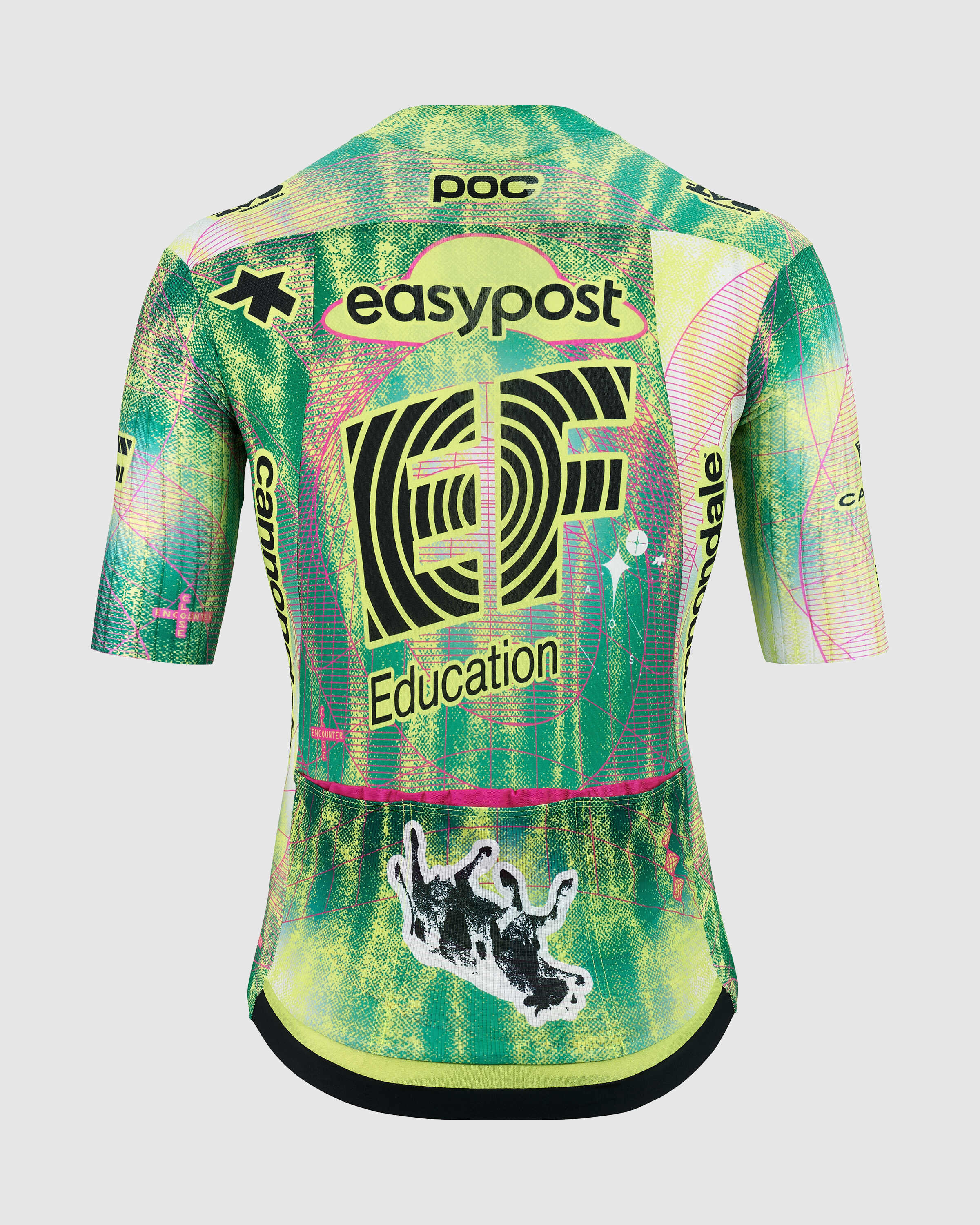 Maillot Manga Corta Assos Equipe RS S11 EF Close Encounter Hombre Alien Green #2