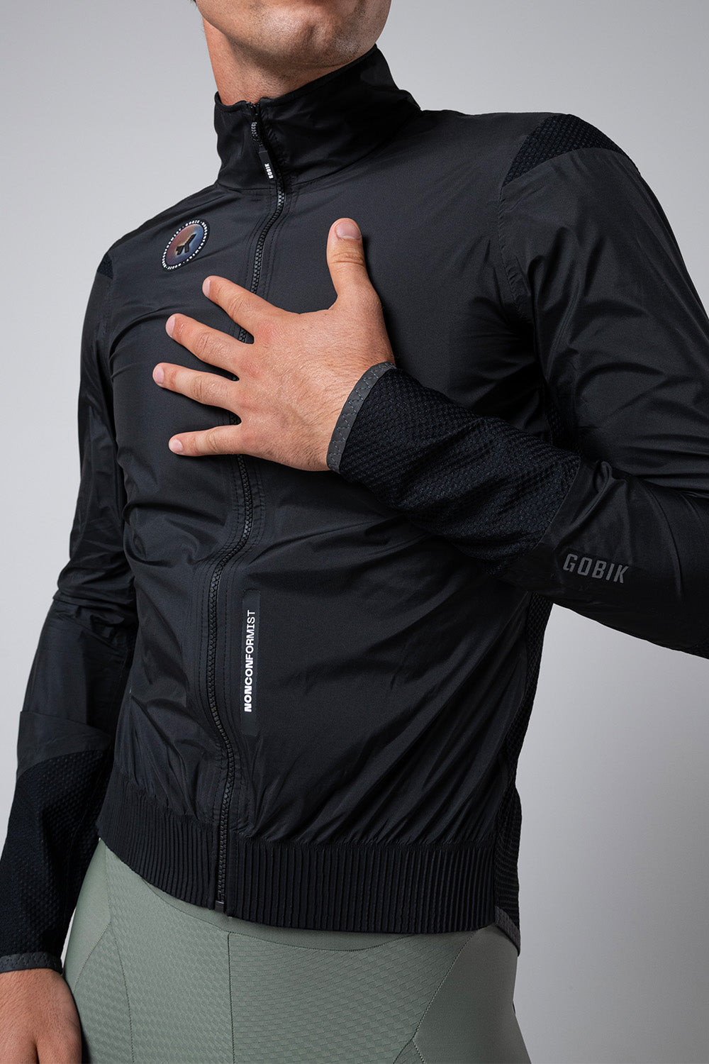 Gobik Chaqueta Impermeable EXO 2.0 Unisex Royal Black #5
