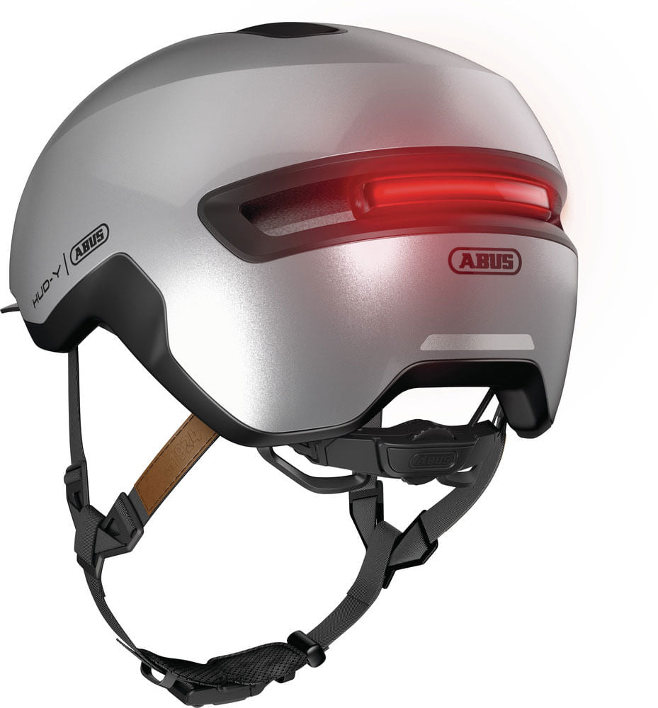 HUD-Y Casco Ciudad Abus Gleam Silver #6
