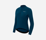 Hiru Core Thermal Long Sleeve Jersey V1 Women's Blue Oil