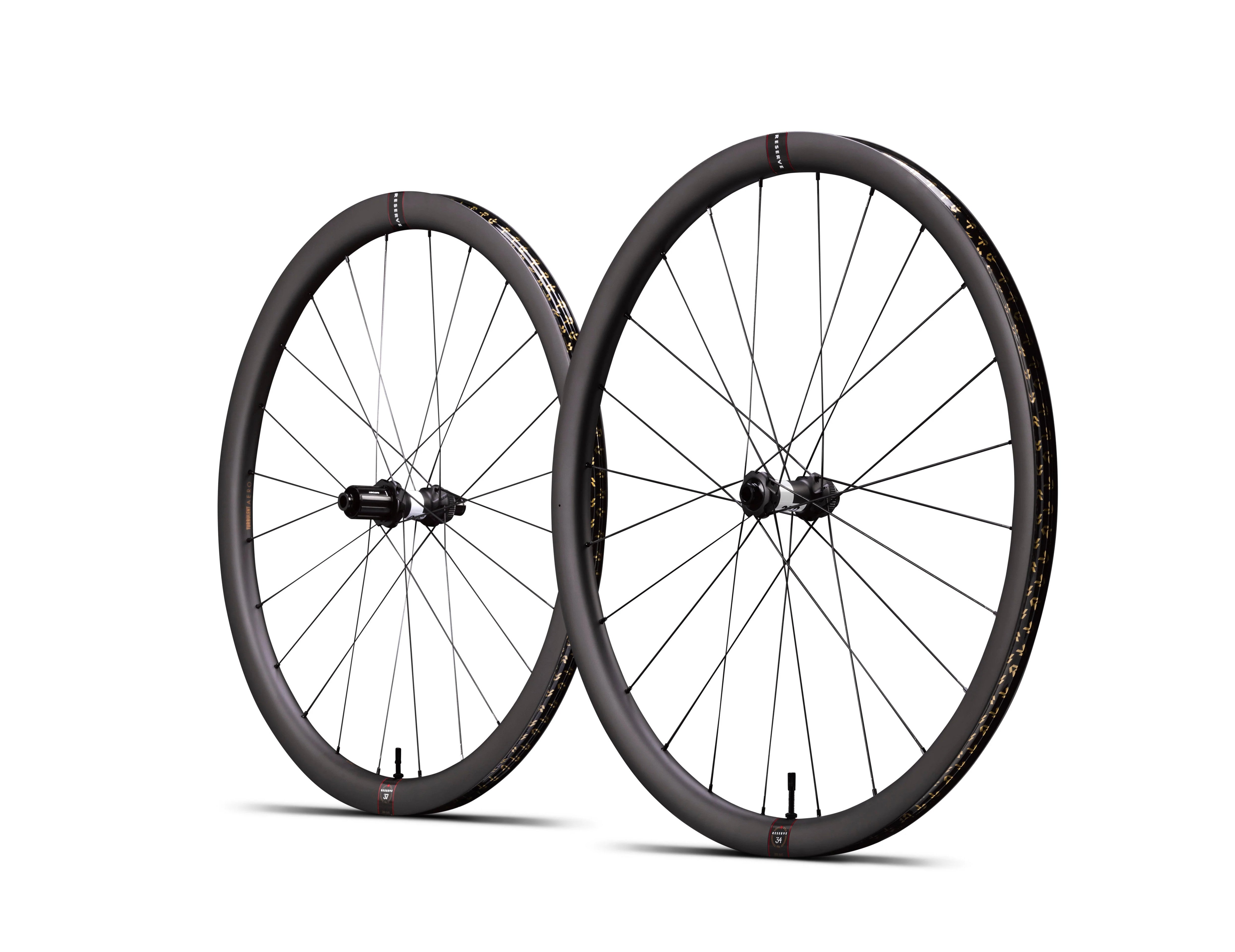 Juego Ruedas Carretera Reserve 34/37 Turbulent Aero DT Swiss 240 HG-EV Center Lock Negro