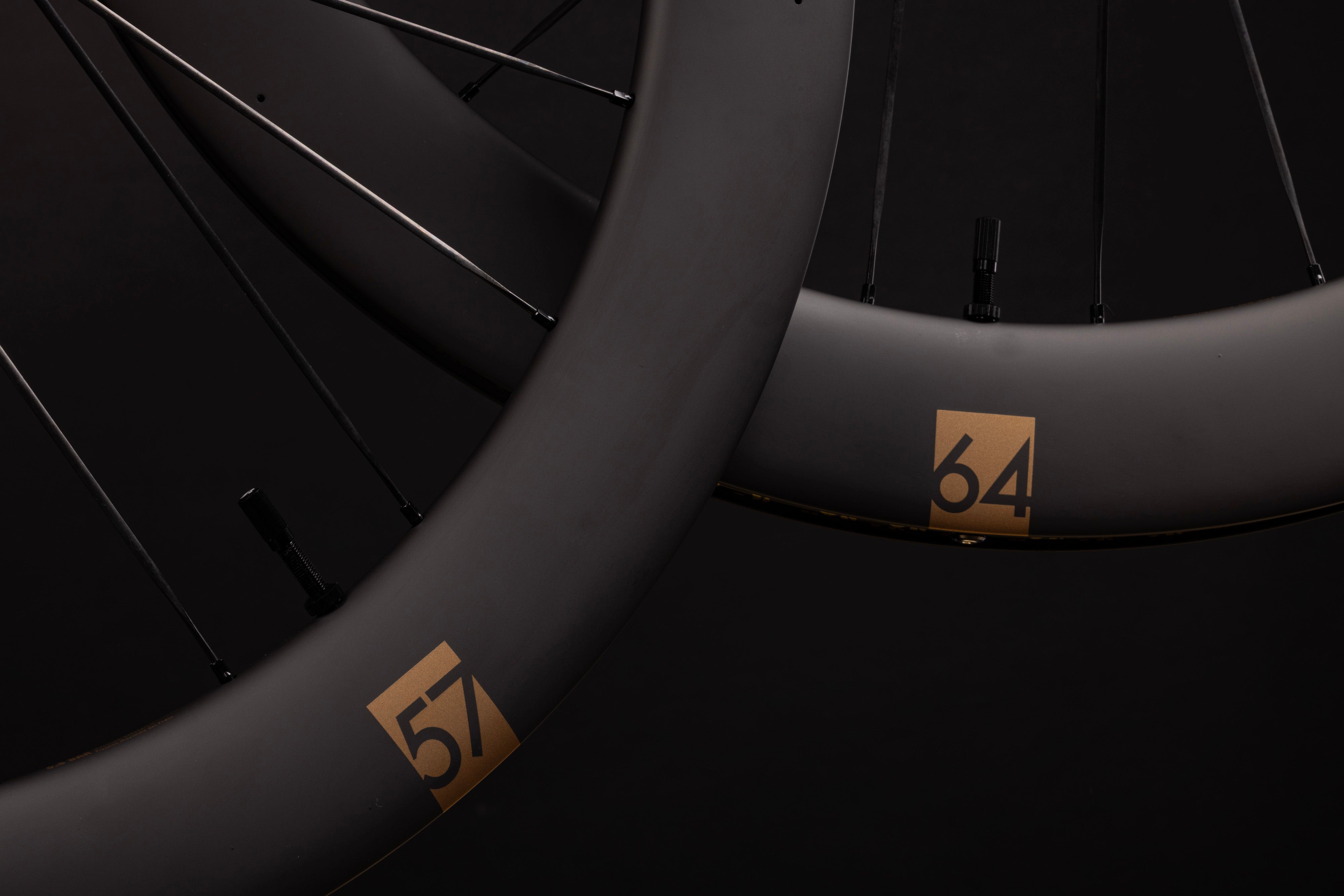 Llanta Carretera Reserve 57 Turbulent Aero SL Carbono Negro