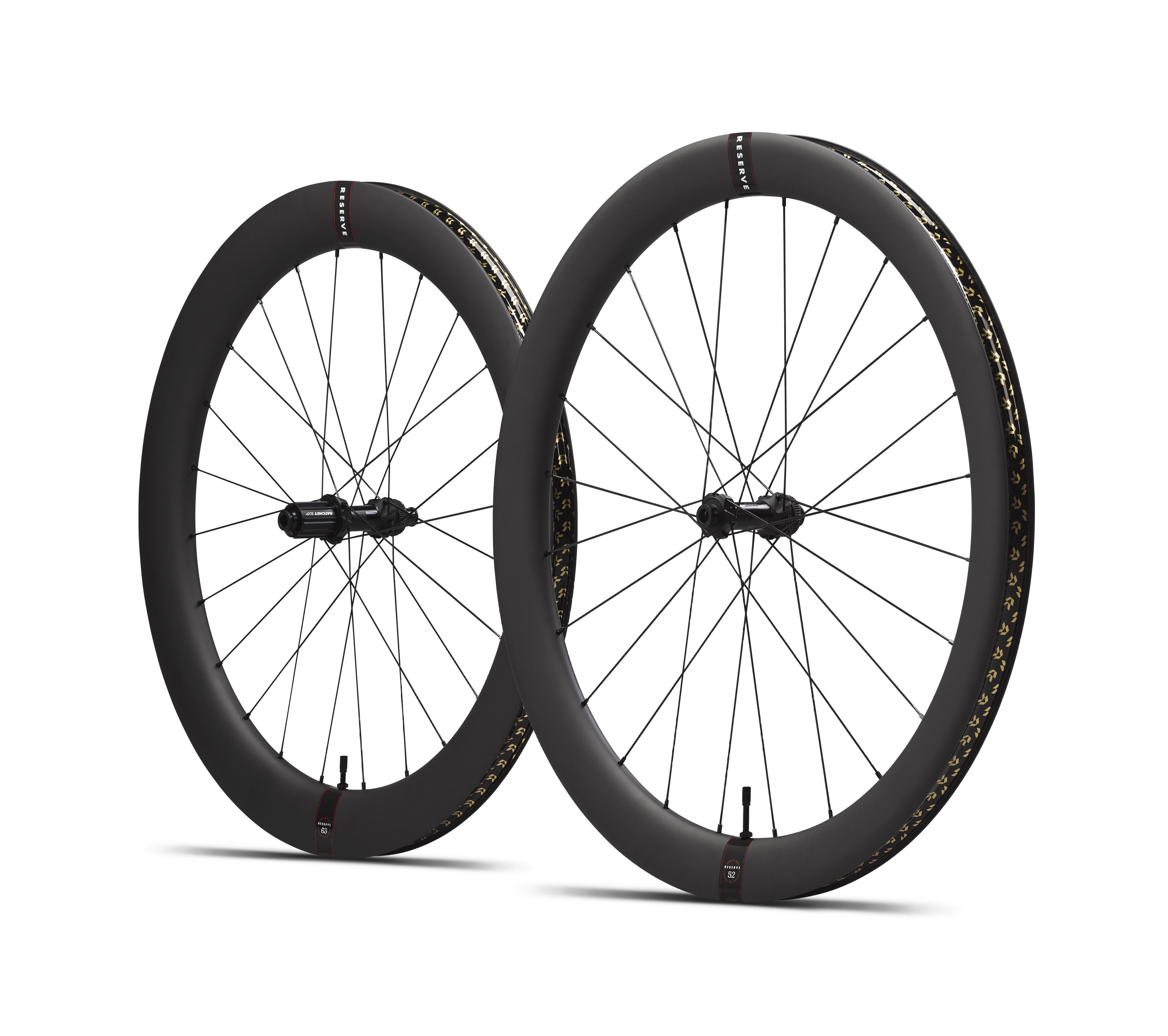 Juego Ruedas Carretera Reserve 52/63 Turbulent Aero DT Swiss 240 HG11 Center Lock Negro