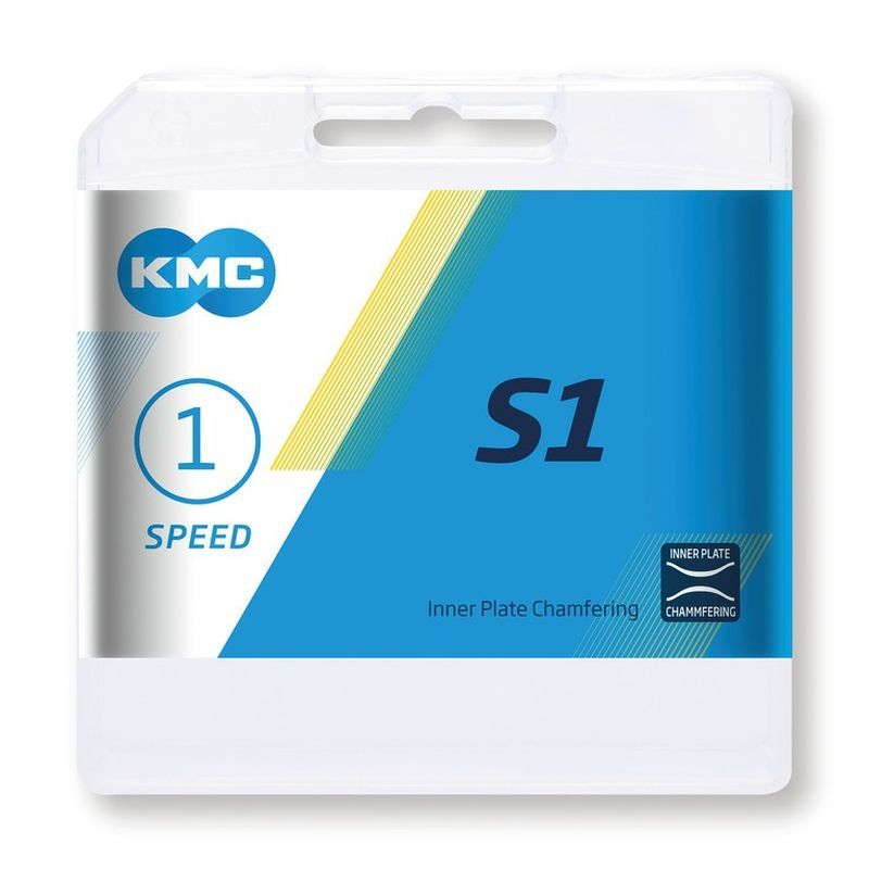 Cadena KMC S1 112 Eslabones 1v Marrón